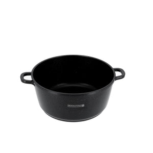 Royalford RF9862 10-Piece Die-Cast Aluminium Casserole Set | Tempered Glass Lids | Granite Coating | Induction Compatible | Heat-resistant ergonomic handles | Durable