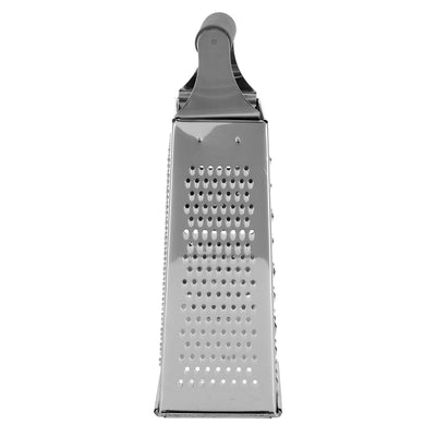 Royalford RF9865 Stainless Steel 4 Sided Grater | Sharp Multi-Function Box Grater with Easy Grip Handle | Durable Food Grade Kitchen Tool for Grating, Slicing & Zesting