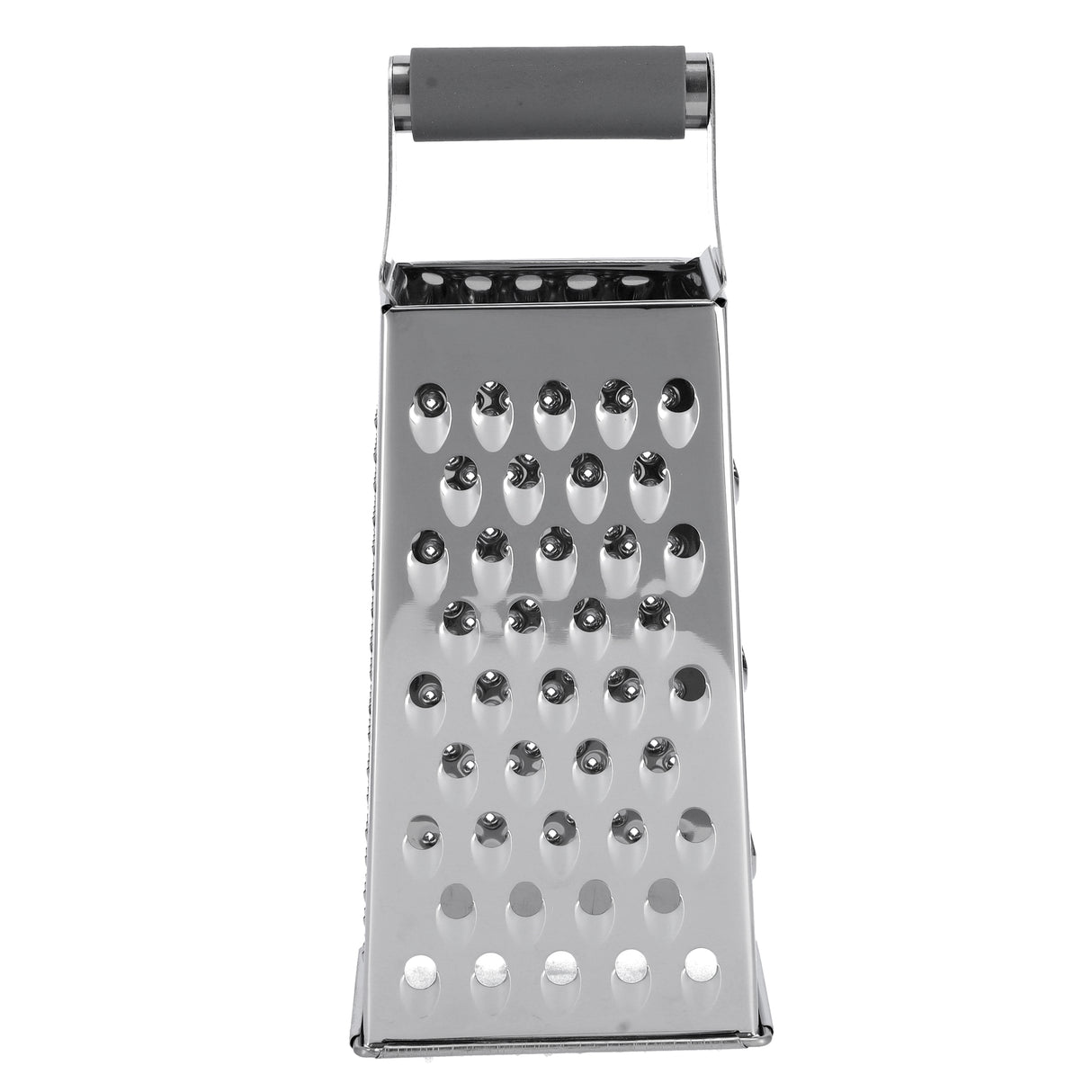 Royalford RF9865 Stainless Steel 4 Sided Grater | Sharp Multi-Function Box Grater with Easy Grip Handle | Durable Food Grade Kitchen Tool for Grating, Slicing & Zesting