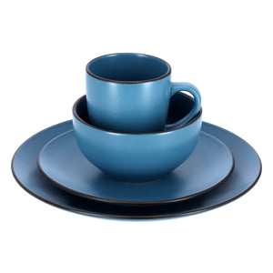 Royalford RF9869 16-Piece Stoneware Dinner Set | Premium Ceramic Dining Set | Dishwasher, Oven & Freezer Safe | Elegant & Modern Tableware | Perfect  for Home & Guests