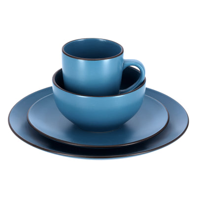 Royalford RF9869 16-Piece Stoneware Dinner Set | Premium Ceramic Dining Set | Dishwasher, Oven & Freezer Safe | Elegant & Modern Tableware | Perfect  for Home & Guests