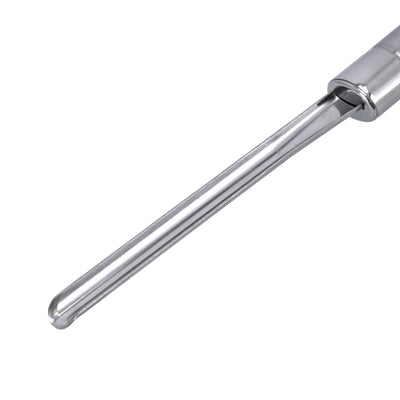 Royalford RF9870 Stainless Steel Zucchini Corer| Premium Durable Rust-Resistant Kitchen Tool | Easy Grip Handle | 24.5cm Lightweight Vegetable Coring Tool for Stuffing