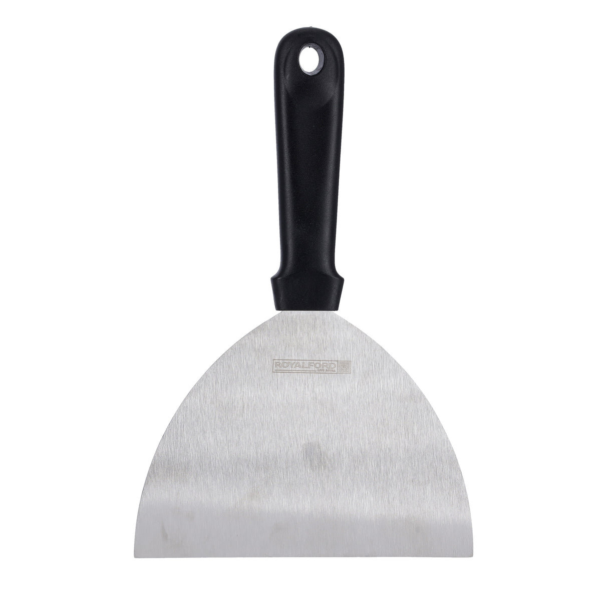 Royalford RF9872 Kitchen Scraper |  Stainless Steel Blade & Ergonomic PP Handle for Dough Scraping, Baking, Food Transfer, Countertop Cleaning & Daily Kitchen Use