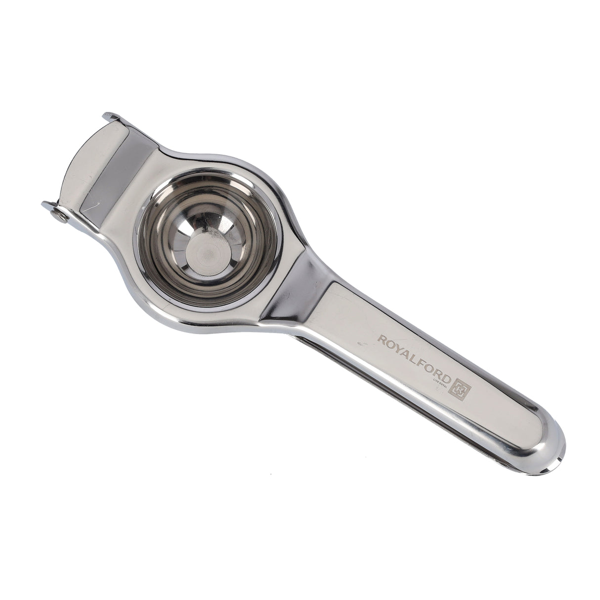 Royalford RF9875 Stainless Steel Lemon Squeezer with Bottle Opener | Premium Quality Manual Citrus Juicer | Rust Proof Ergonomic Handle for Easy Juice Extraction