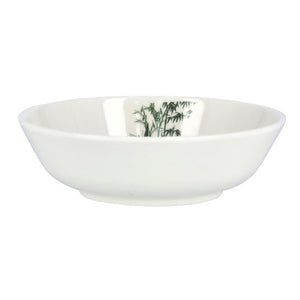 Royalford RF9890 Melamine Serving Bowl 6 Inch | Durable Break Resistant Lightweight Tableware | Stylish Bamboo Design Bowl for Daily Dining, Serving Snacks, Rice & Salads