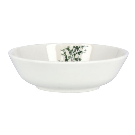 Royalford RF9890 Melamine Serving Bowl 6 Inch | Durable Break Resistant Lightweight Tableware | Stylish Bamboo Design Bowl for Daily Dining, Serving Snacks, Rice & Salads