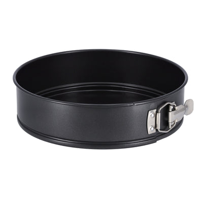 Royalford RF9901 Carbon Steel Baking Set | 3 Pieces with Premium Non-Stick Coating| Oven Safe up | Includes Loaf Pan | Tart Pan & Round Springform for Perfect Baking