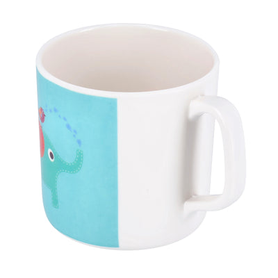 Royalford RF9920 Kids Melamine Cup with Handle & Secure Lid | Durable Break-Resistant Children Drinking Cup | Safe, Lightweight, Freezer Safe &  Dishwasher Friendly