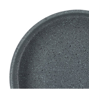 Royalford RF9924 36cm Round Granite Coated Aluminium Baking Pan | 2.0mm Thick | Oven Safe Bakeware | Premium Granite Coating | High-Quality Aluminium Body | Easy to Clean