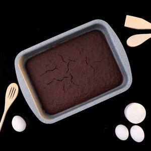 Royalford RF9927 Granite Coated Aluminium Rectangular Baking Pan  | 40x28cm | Durable Heavy-Duty Bakeware with Premium Non-Stick Granite Coating | Easy to Clean