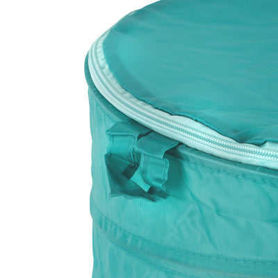 Royalford RF9955 Laundry Hamper with Zipper | Large Capacity Foldable Clothes Basket | Durable Fabric Laundry Bin | Secure Lid for Home, Bedroom, Dorm & Everyday Storage