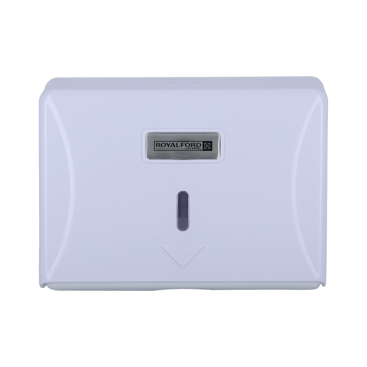 Royalford RF9958 Paper Towel Dispenser | Durable Hygienic Space-Saving Design | Wall Mounted Water-Resistant ABS Body for Bathroom, Restaurant, Lavatory & Hospital Use