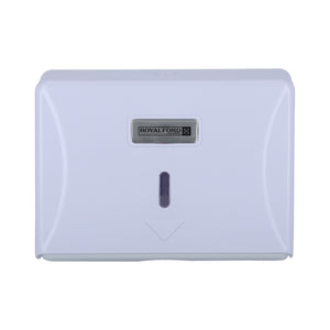 Royalford RF9958 Paper Towel Dispenser | Durable Hygienic Space-Saving Design | Wall Mounted Water-Resistant ABS Body for Bathroom, Restaurant, Lavatory & Hospital Use