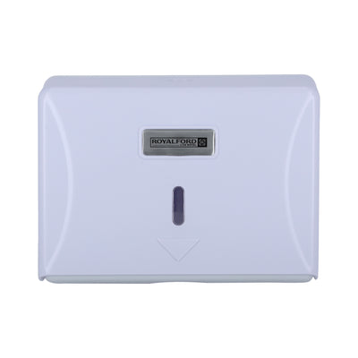 Royalford RF9958 Paper Towel Dispenser | Durable Hygienic Space-Saving Design | Wall Mounted Water-Resistant ABS Body for Bathroom, Restaurant, Lavatory & Hospital Use