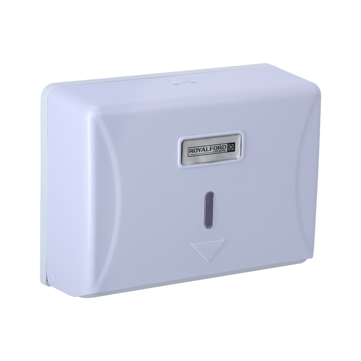 Royalford RF9958 Paper Towel Dispenser | Durable Hygienic Space-Saving Design | Wall Mounted Water-Resistant ABS Body for Bathroom, Restaurant, Lavatory & Hospital Use