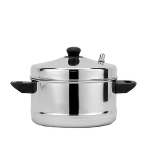 Royalford RF9977 Stainless Steel Idly Cooker | 4 Racks Makes 16 Idlis | Mini Hole Mechanism| Induction Compatible | Heat-Resistant Handles  | Mirror-Finish Body