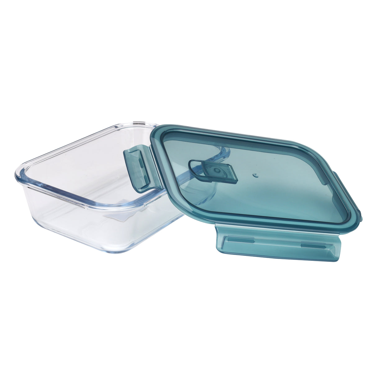 Royalford RF9984 Glass Airtight Food Container 2 Pcs Set | 1000ml & 400ml Heat Resistant Borosilicate Glass with Secure Lids | Dishwasher Safe Kitchen Storage Containers