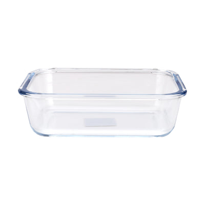 Royalford RF9984 Glass Airtight Food Container 2 Pcs Set | 1000ml & 400ml Heat Resistant Borosilicate Glass with Secure Lids | Dishwasher Safe Kitchen Storage Containers