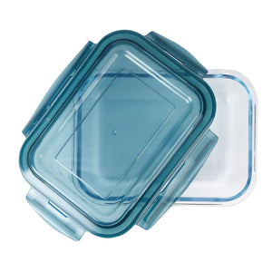 RoyalFord RF9985 Glass Airtight Food Storage Container Set| Borosilicate Glass |Leakproof Snap-Lock Lids | Microwave, Oven & Freezer Safe | Food-grade| BPA-free materials