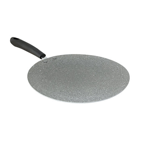 Royalford RF9992 Smart Granite Series Tawa 28cm | 5 Layer Granite Non-Stick Forged Aluminium Tawa with Coating | Heat Resistant Exterior & Heavy Duty Bakelite Handle