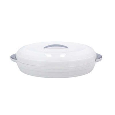 Royalford RF9996 Zenex 3.2L Insulated Oval Hot Pot with Borosilicate Glass Container | Super PU Insulation | Super PU insulation | Double-wall insulated construction