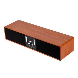 Geepas Soundbar GSRB150WD | 180W | Bluetooth | Wooden Finish