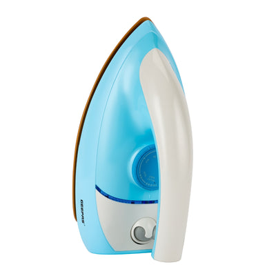 Geepas Automatic Dry Iron GDI23017 | 1200W Power | Nonstick Golden Teflon Soleplate | Temperature Control Dial, Handy Design | Suitable for All Fabrics | 7-Year Warranty