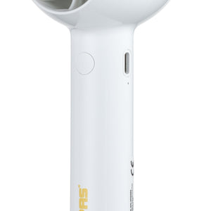 Geepas Mini Portable Handheld Fan- GF21222/ 2 Speed Control, 4 Hours Long Working Time/Small, Lightweight, Rechargeable for Indoor and Outdoor Use/White, 2 Years Warranty