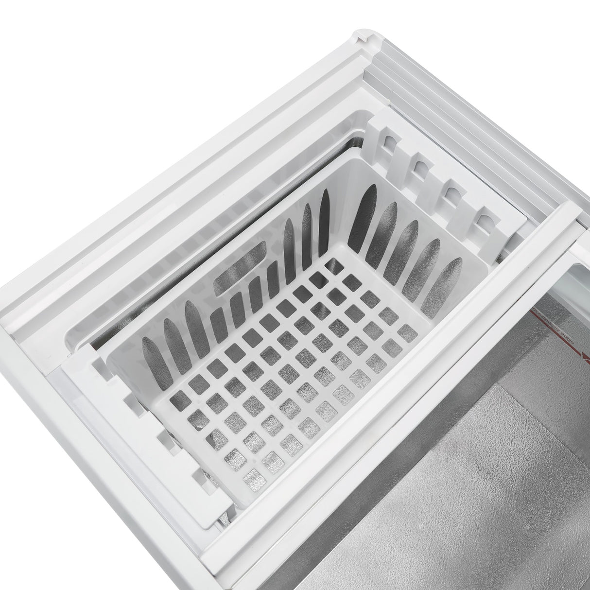 Geepas GCF3523SG Chest Showcase Freezer|360L Convertible Freezer & Fridge| Adjustable Thermostat |Sliding Glass Doors| Fast Freezing Function| Lock & Key |1-Year Warranty