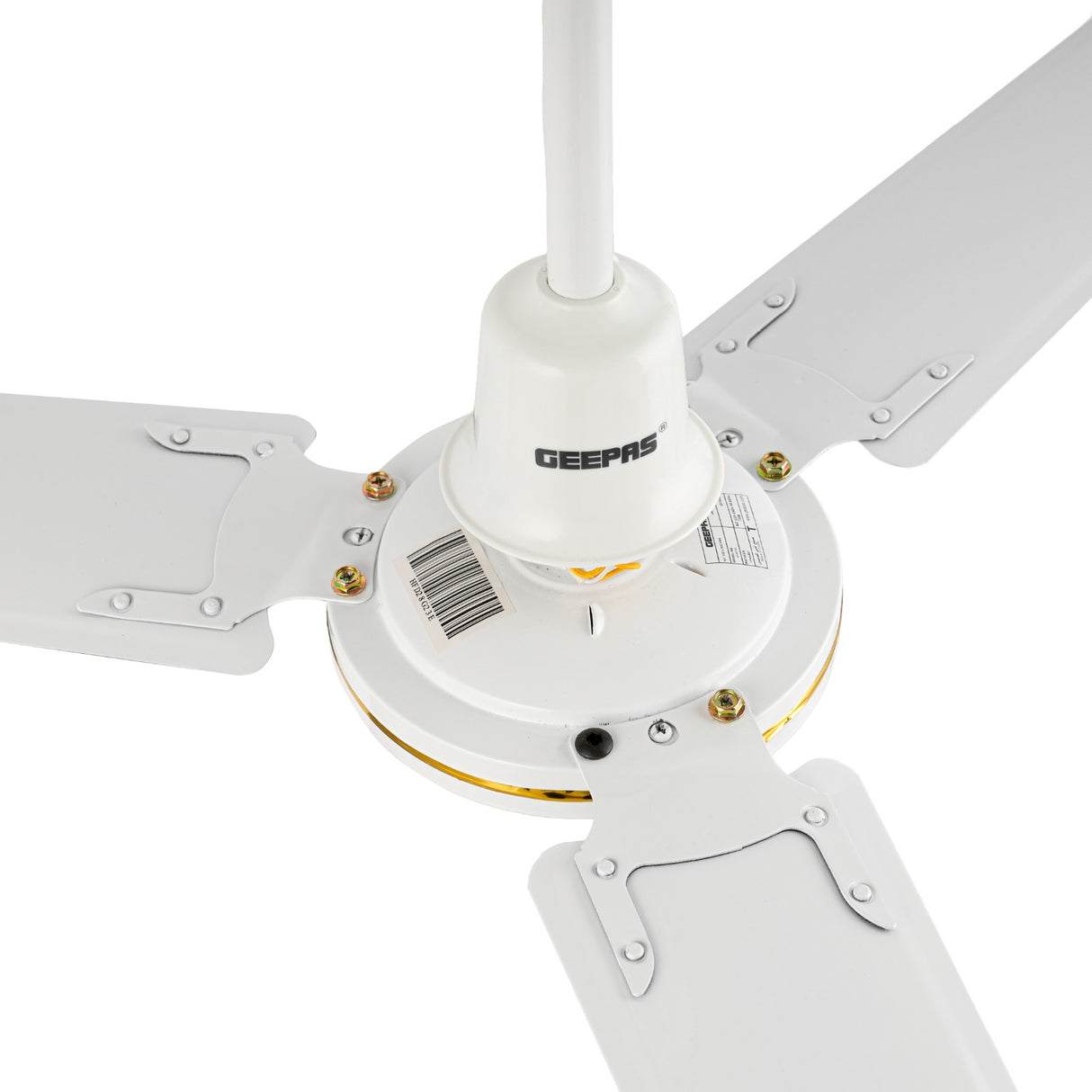 Geepas GF9428 56 Inch Ceiling Fan | 3 Speed Control| Rust Resistant Blades| Energy Efficient Motor| High Air Delivery for Maximum Cooling| Perfect for Home & Office Use