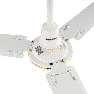 Geepas GF9428 56 Inch Ceiling Fan | 3 Speed Control| Rust Resistant Blades| Energy Efficient Motor| High Air Delivery for Maximum Cooling| Perfect for Home & Office Use