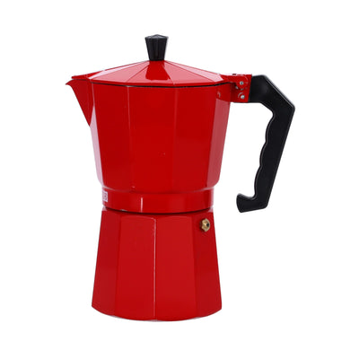 Royalford RF10440 Espresso Coffee Maker | 450ML Aluminium Moka Pot | Safety Valve | Built-In Strainer Filter | 9-Cup Capacity & Heat-Resistant Stay-Cool Polymer Handle