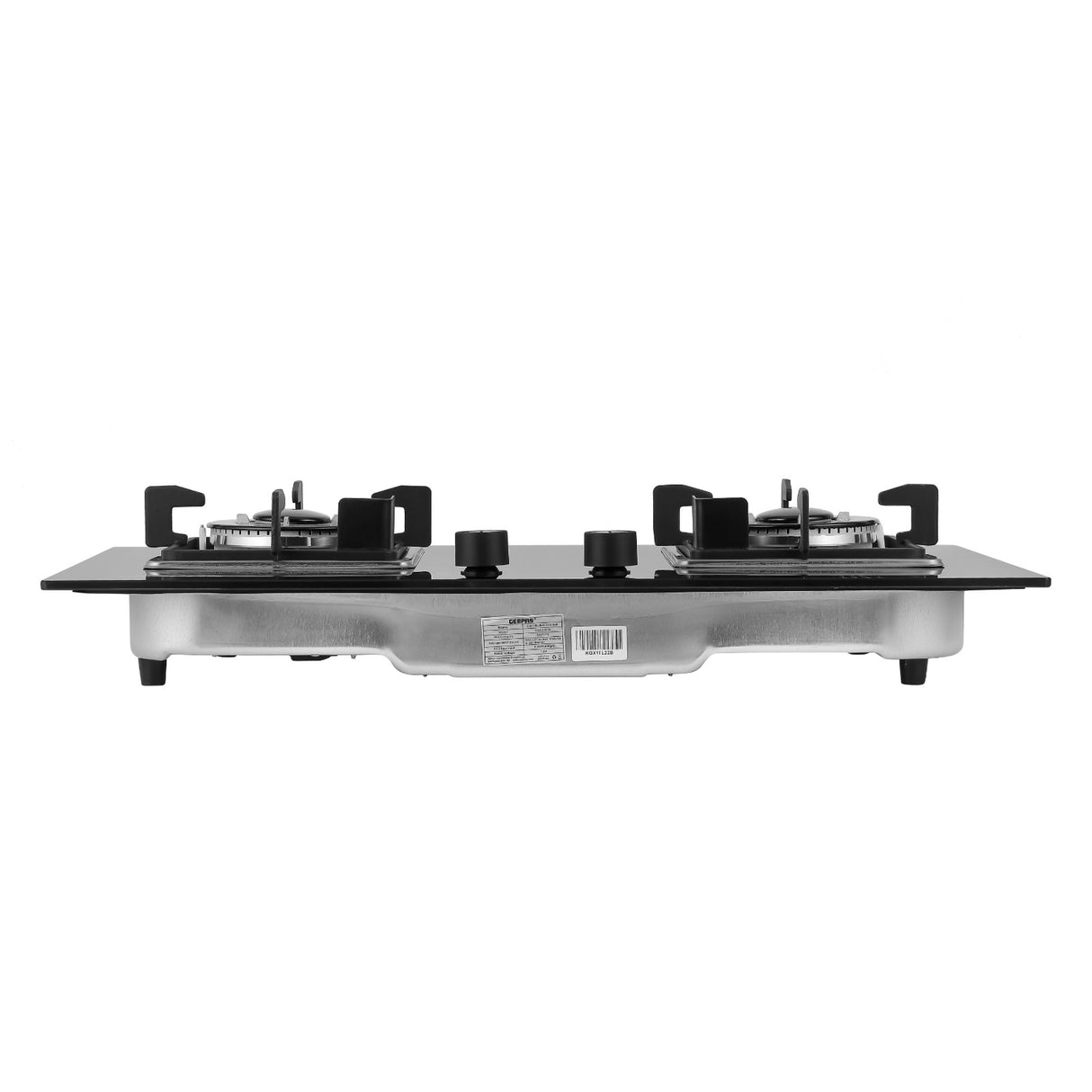 Geepas GGC31018 2-In-1 Built-In Gas Hob |  Premium Tempered Glass Panel |  Sabaf Burners |  Automatic Ignition System & Low Gas Consumption for Modern Kitchens