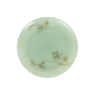 Royalford RF12945 Crystaluxe Luxury Opal Dinner Set 33-Piece | Elegant Floral Design|  Lightweight Dinnerware for Everyday Family Meals and Special Occasion Dining