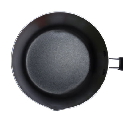 Royalford RF2010-MP14 Aluminium Milk Pan 14cm | Non-Stick PFOA Free Saucepan | Heavy-Duty Heat Resistant Handle |  Even Heat Distribution | Perfect for Daily Cooking Use