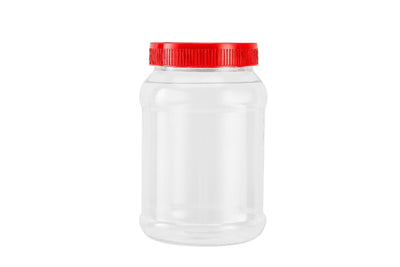 Royalford RF11097 Airtight PET Jar 1000ML | BPA Free Leak Proof Food Storage Container with Secure Lid |  Kitchen Storage Jar for Grains, Snacks & Sugar Pantry Use