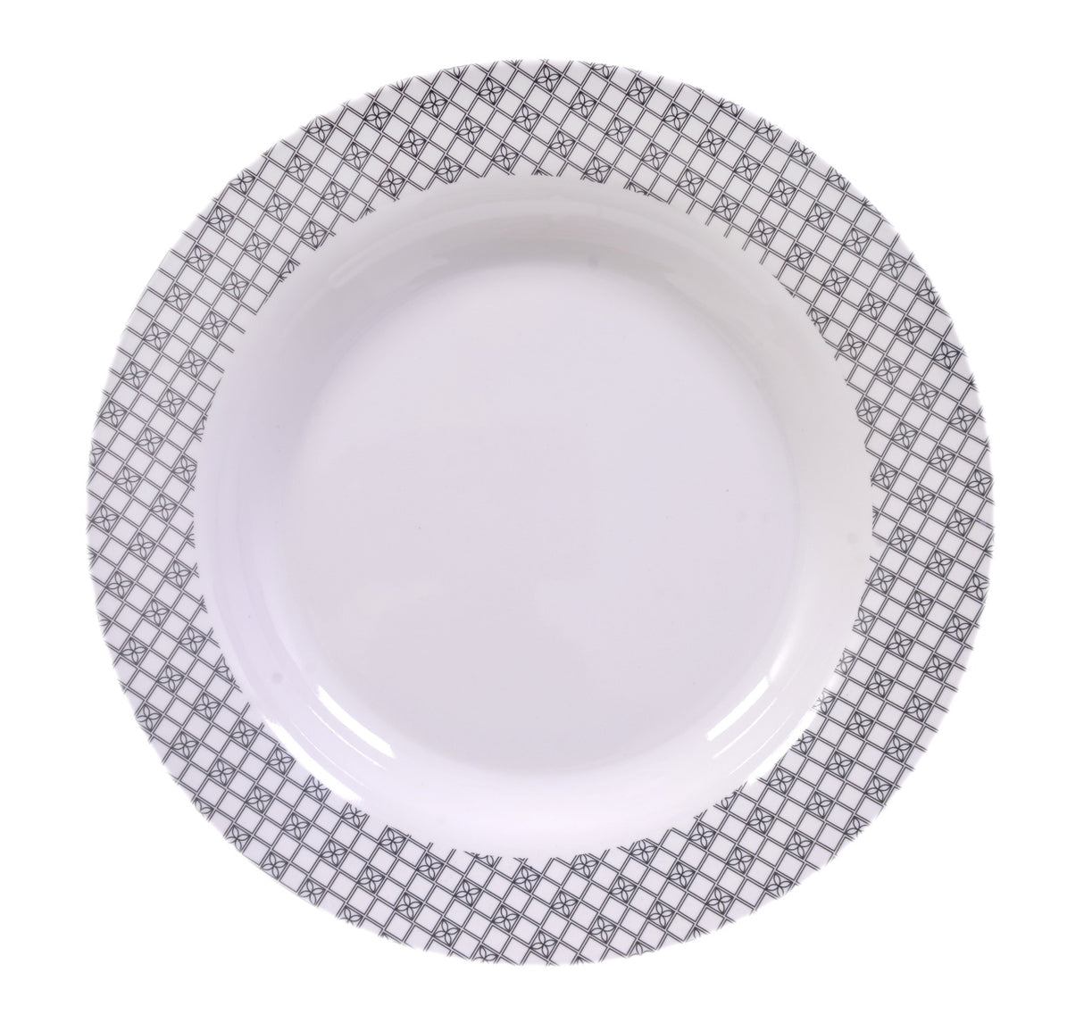 Royalford RF6731 10 Inch Premium Melamine Deep Plate | Lightweight | Chip Resistant | Dishwasher Safe & Freezer Safe  Dinnerware Plate for Soup, Pasta, Curry & Salad