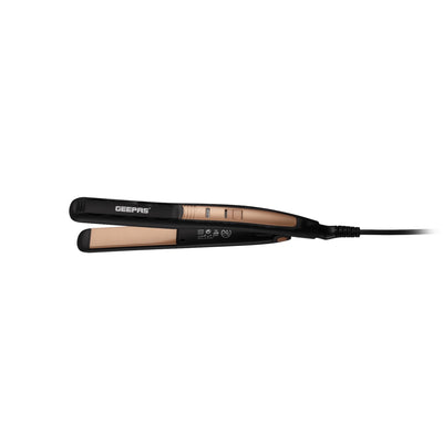 Geepas GHS86102 Ceramic Hair Straightener | 35W Hair Styling Tool with Ceramic Plates | Fast heat-up | 360° swivel cord |Lightweight & ergonomic design | Energy-efficient