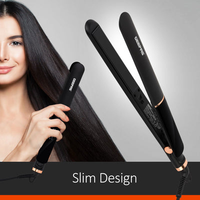 Geepas GHS86003 Professional Digital Hair Straightener | Ceramic Plate | 230°C | LED display | Adjustable temperature control | Slim, ergonomic design | Lockable handle