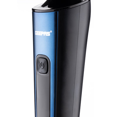 Geepas GSR57501 Rechargeable Men's Shaver | Corded & Cordless | Waterproof | 2-hour Type-C charging | 3.7V DC motor | IPX6 waterproof | Ergonomic slim body |Lightweight