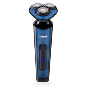 Geepas GSR57501 Rechargeable Men's Shaver | Corded & Cordless | Waterproof | 2-hour Type-C charging | 3.7V DC motor | IPX6 waterproof | Ergonomic slim body |Lightweight