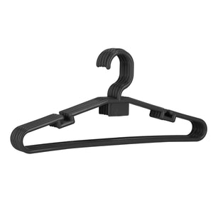 Royalford RF5426 cloth hanger set 5pcs| made from durable plastic, lightweight and space saving design| smooth finish, ideal for organizing clothes in wardrobe|