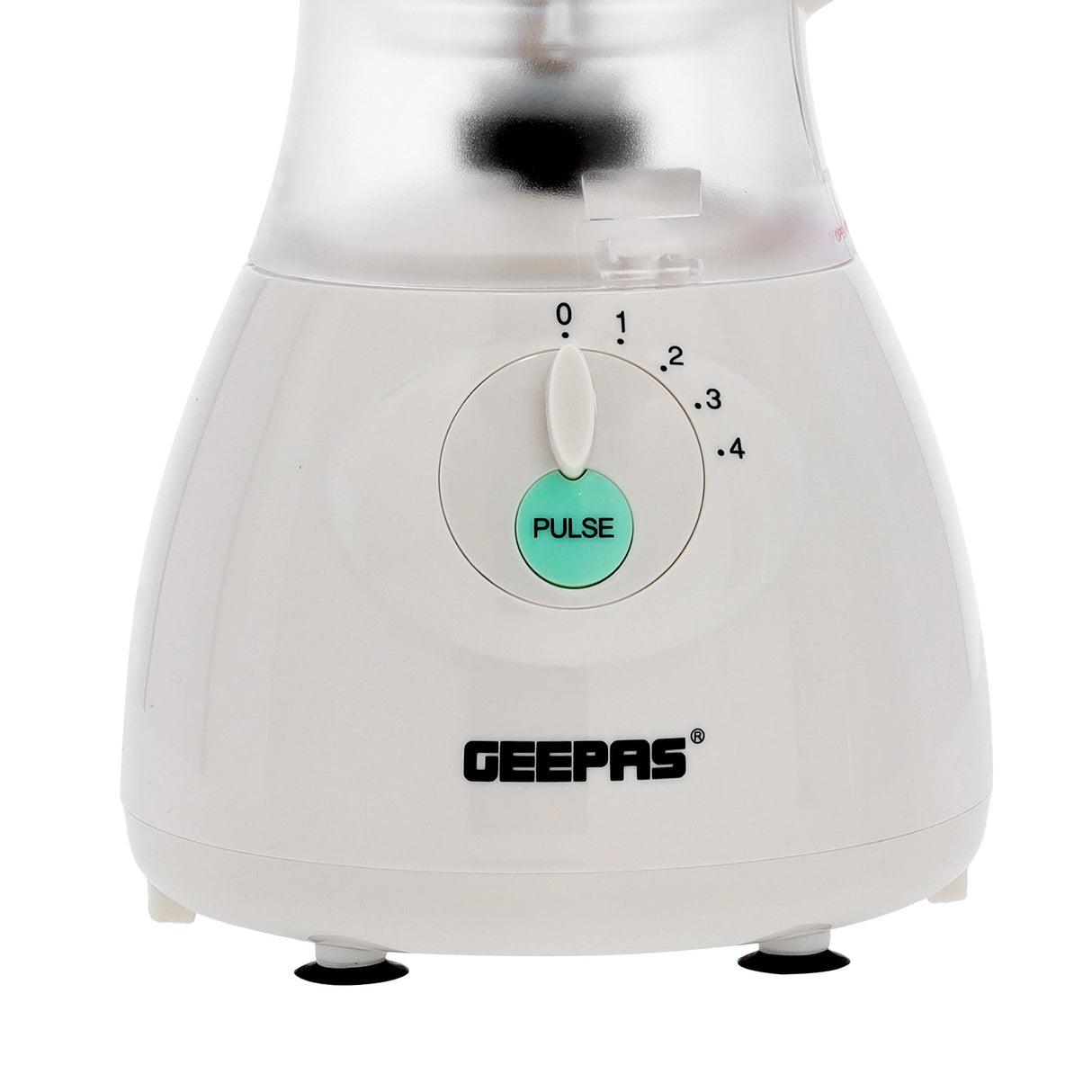 Geepas 400W | 3 in 1 Multifunctional Blender | Safety lock | Stainless Steel Blades| 4 Speed with Pulse | 1.5L Jar| Over Heat Protection | Coffee Grinder & Smoothie Maker