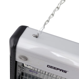 Geepas GBK1131N Electric Bug Killer | 12W Power Insect Killer with Safety Grill | Chemical-Free| Energy Efficient Mosquito & Fly Trap for Home & Office | 2 Years Warranty