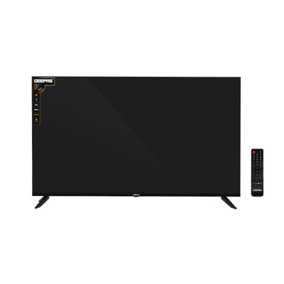 Geepas GLED5023SXUHD 50 Inch Ultra HD Smart LED TV | 4K UHD Display| Frameless Slim Design| HDR, HDMI & USB Connectivity| Smart Apps| HQ Sound | 2x8W Audio Output