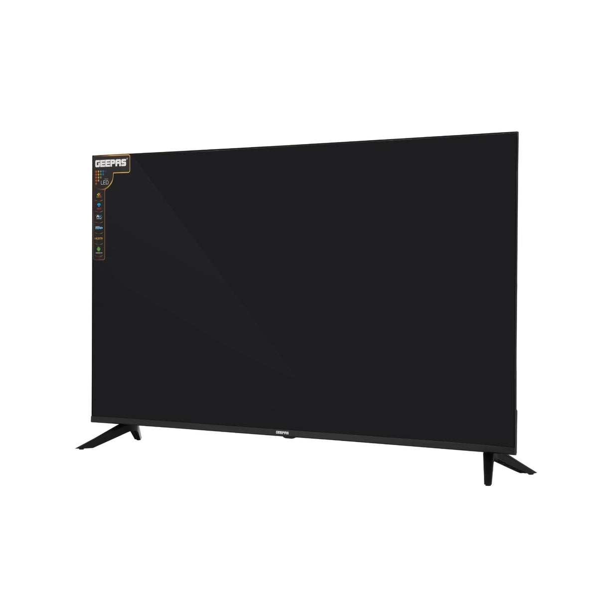 Geepas GLED5023SXUHD 50 Inch Ultra HD Smart LED TV | 4K UHD Display| Frameless Slim Design| HDR, HDMI & USB Connectivity| Smart Apps| HQ Sound | 2x8W Audio Output