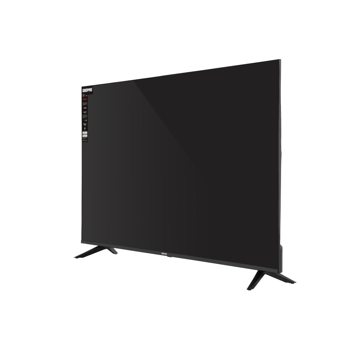 Geepas GLED5509SVUHD 55 Inch Ultra HD Smart LED TV | 4K UHD Display| webOS Hub| Frameless Design| HDMI, USB, HDR, HQ Sound| Smart Apps| Slim Design| 2x8W Audio Output