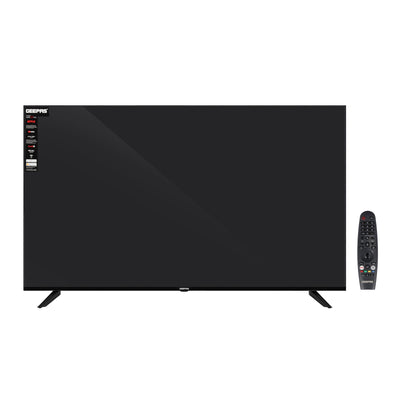 Geepas GLED5509SVUHD 55 Inch Ultra HD Smart LED TV | 4K UHD Display| webOS Hub| Frameless Design| HDMI, USB, HDR, HQ Sound| Smart Apps| Slim Design| 2x8W Audio Output