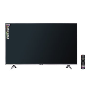 Geepas GLED5009SVUHD 50” 4K UHD Smart LED TV| Frameless Design| VIDAA OS| Dolby Digital Audio|3 HDMI| USB| Bluetooth| Screen Sharing| Built-in Receiver| Mat Silver Finish