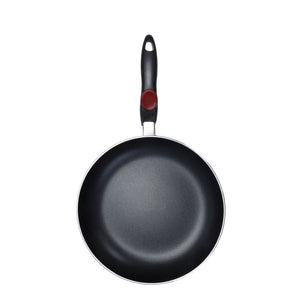 Royalford RF2958 28cm Non-Stick Fry Pan | Heavy Duty Aluminium Body | Strong Bakelite Handle | PFOA-Free Eco Coating & Multi Cooktop Compatible Base for Daily Cooking